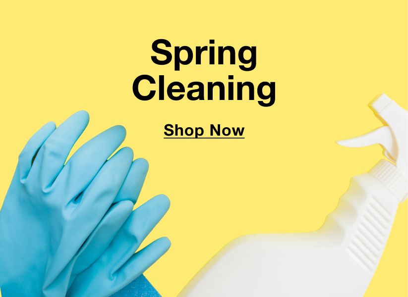 Spring cleaning. Click to shop now