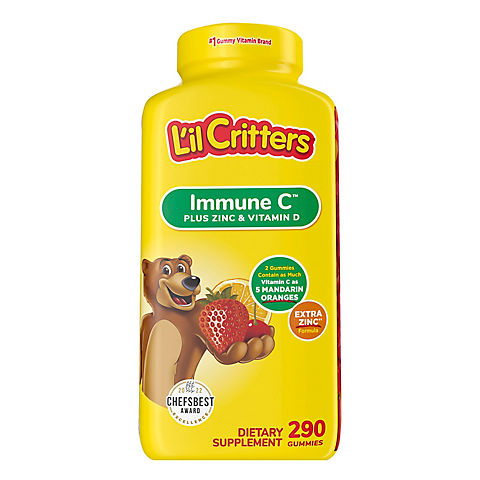 L'il Critters Immune C Gummy Vitamins, 290 ct.