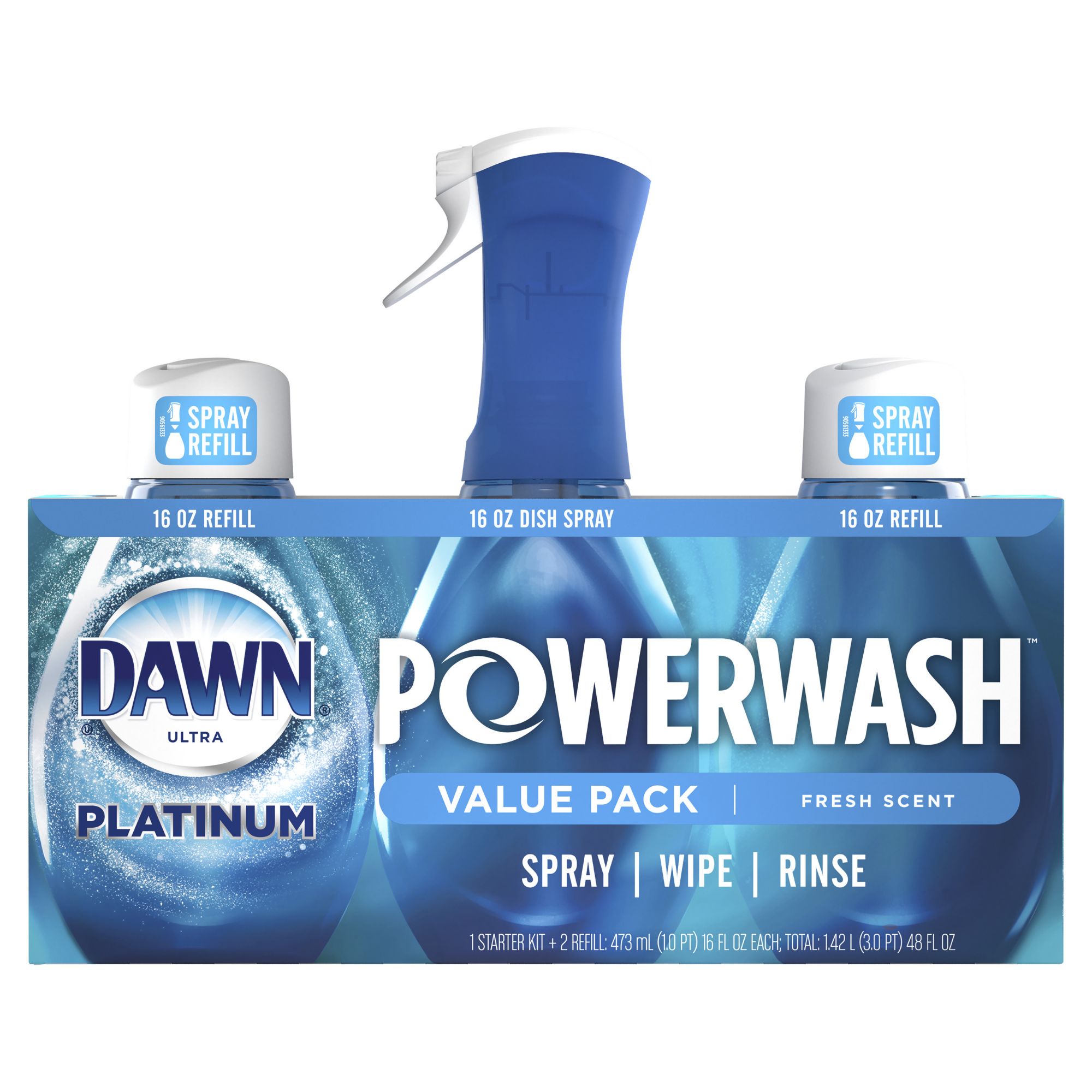 Dawn Platinum Powerwash Fresh Scent Value Pack