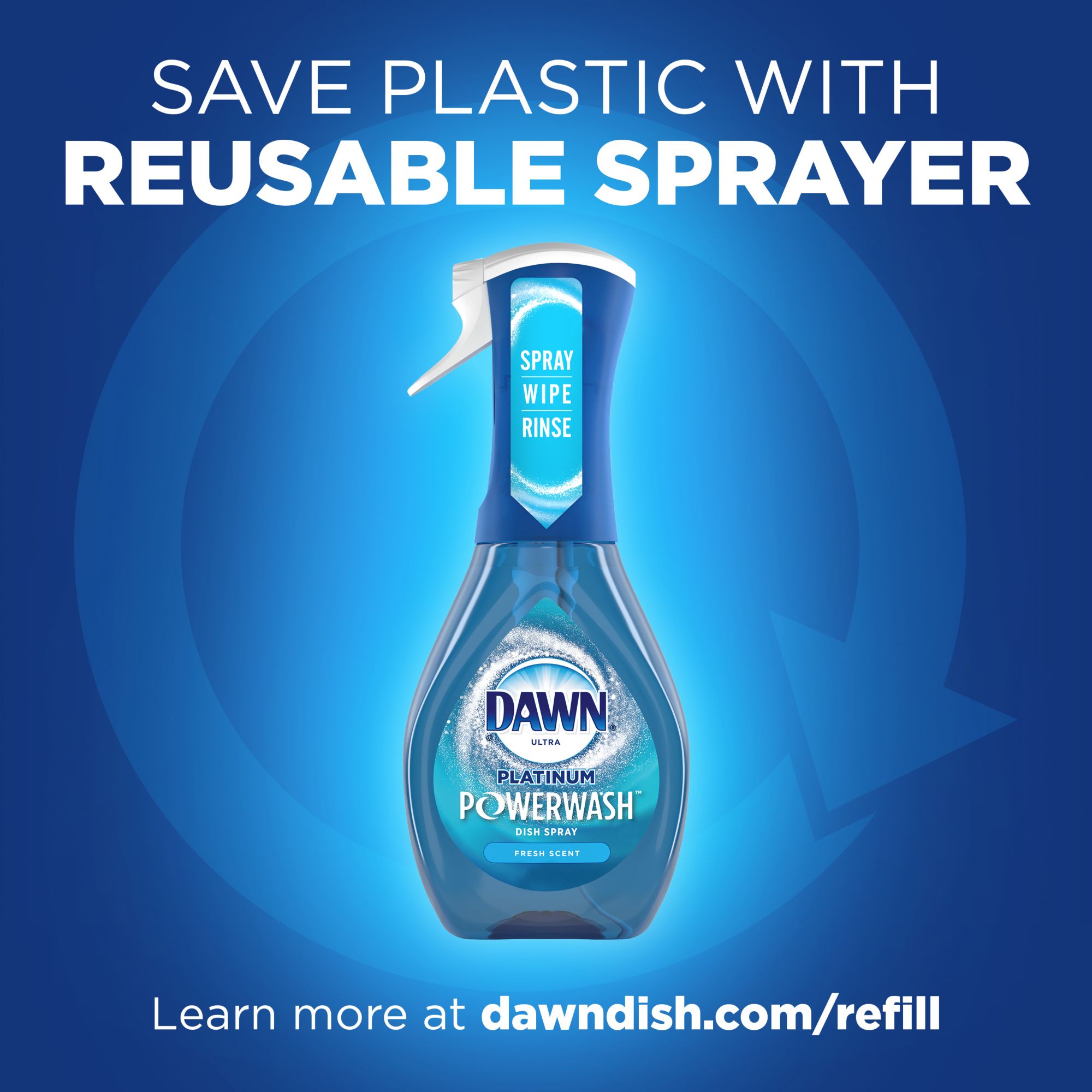 Dawn Platinum Powerwash Rerfill Fresh Scent Value Pack