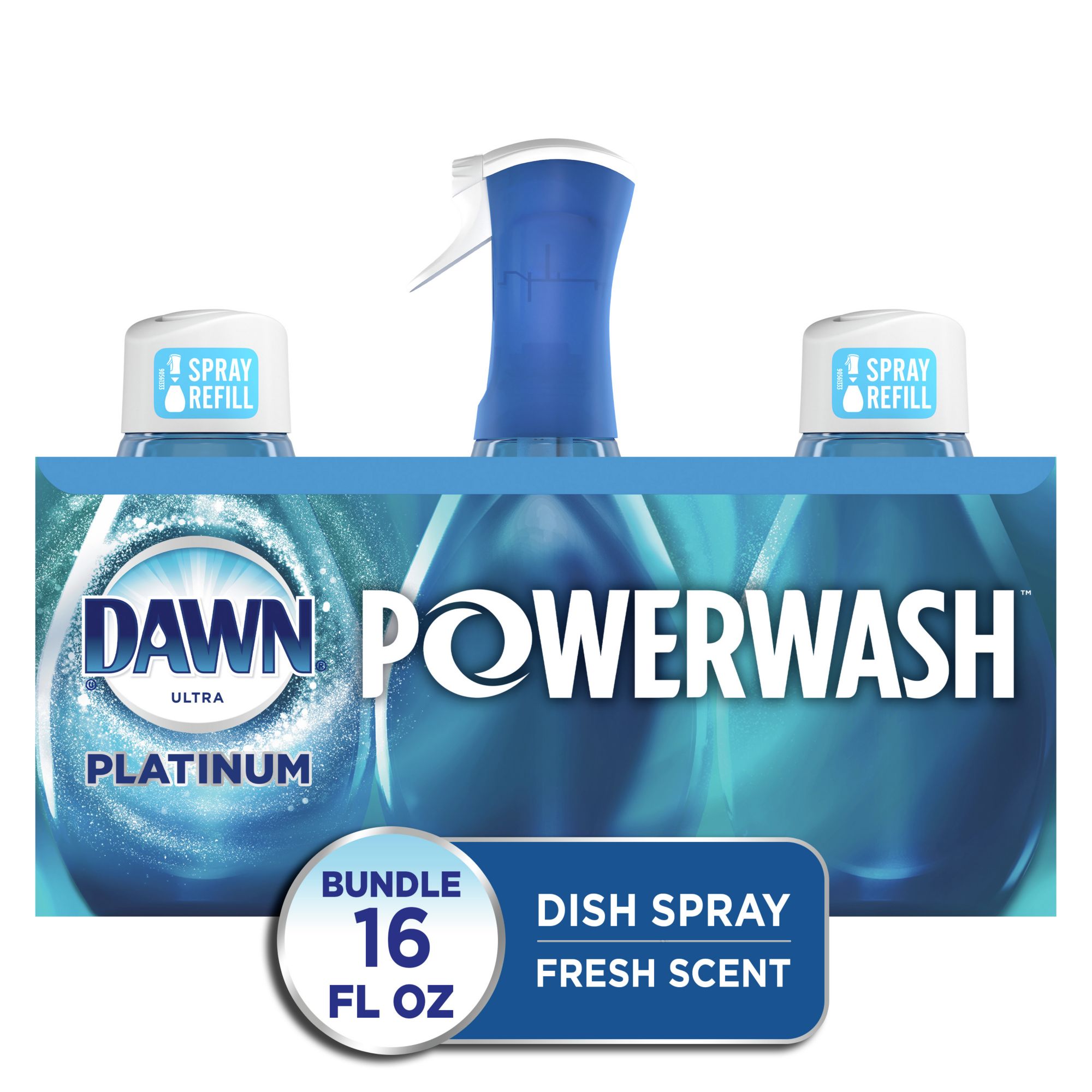 DAWN Ultra Platinum Powerwash Fresh Scent Dish Spray, 16 fl oz