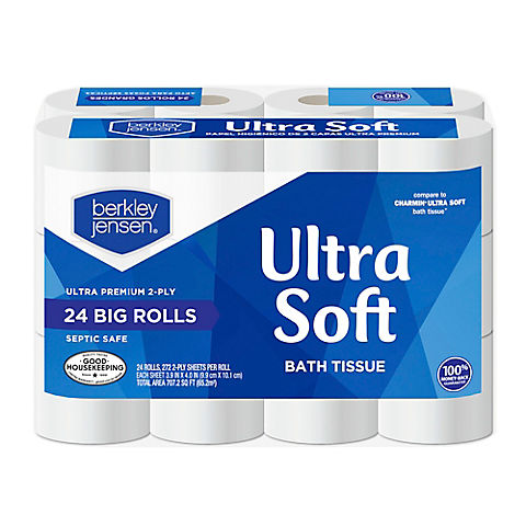 Berkley Jensen Ultra Soft Bath Tissue, 24 ct.