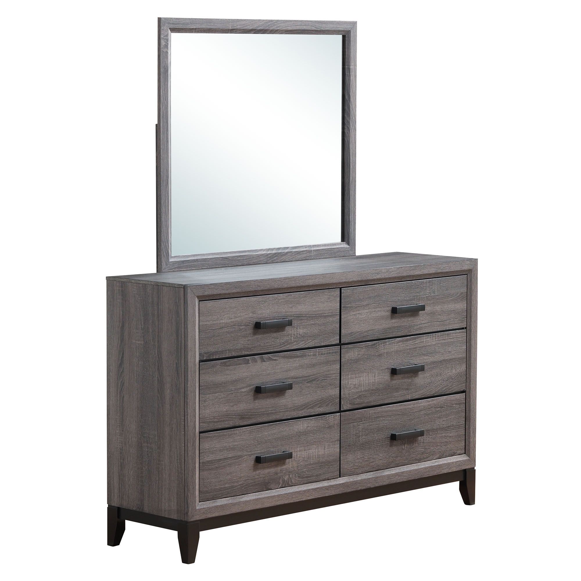 Kate 5-Pc. Queen Bedroom Set with White Glove Delivery - Beechwood Gray