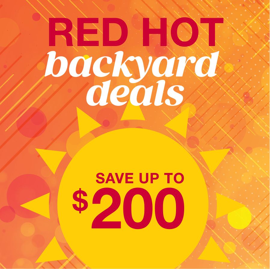 [Text] Red hot backyard deals