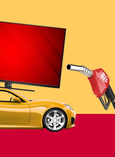 Get a free◊ tank of gas when you spend $499+ on select TVs from 5/28 - 6/26.
