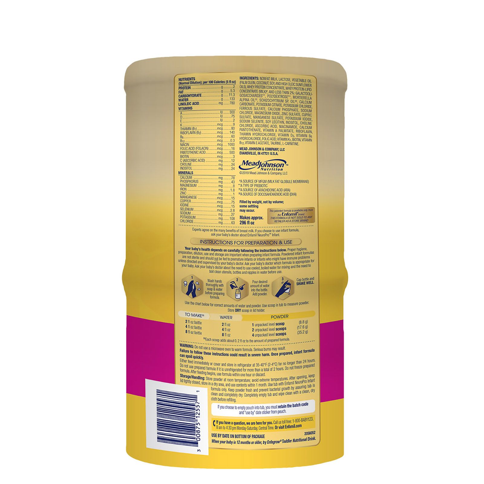 Bjs best sale enfamil formula