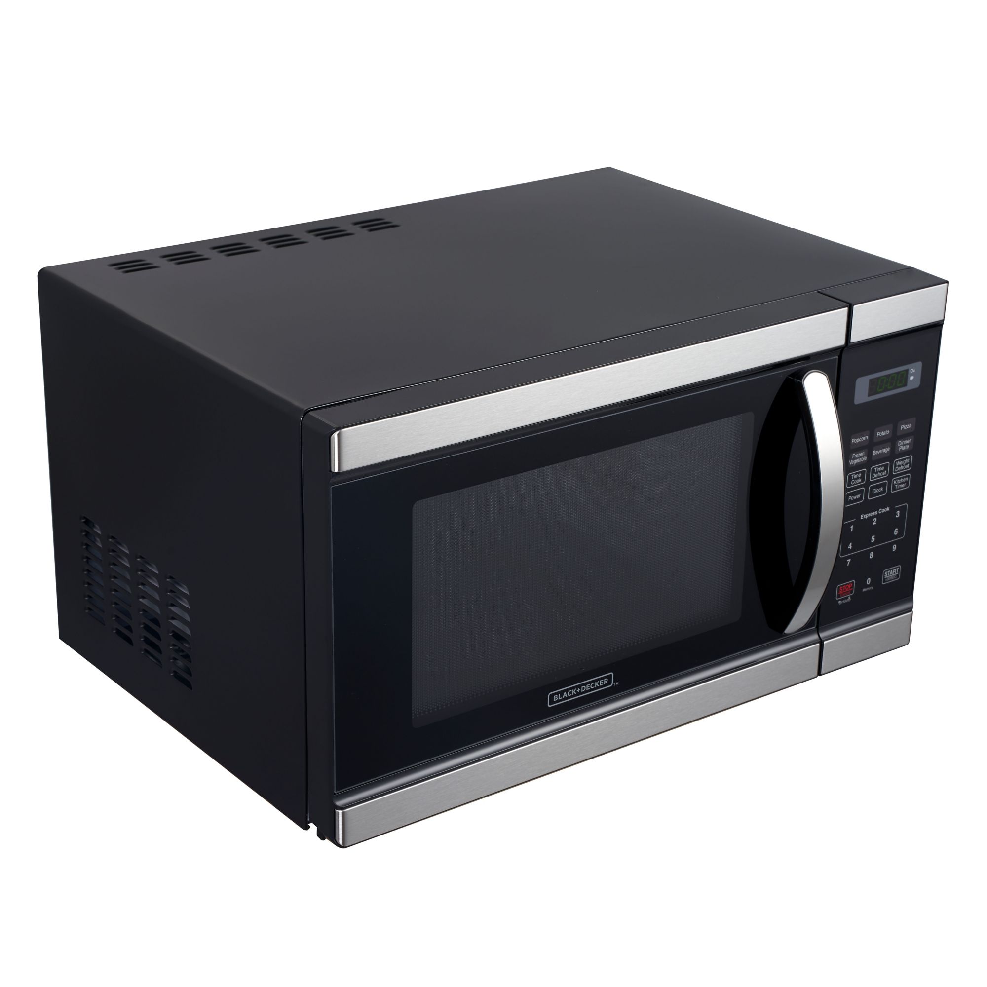 Black + Decker 1.1-Cu.-Ft. 1000W Microwave - Stainless Steel