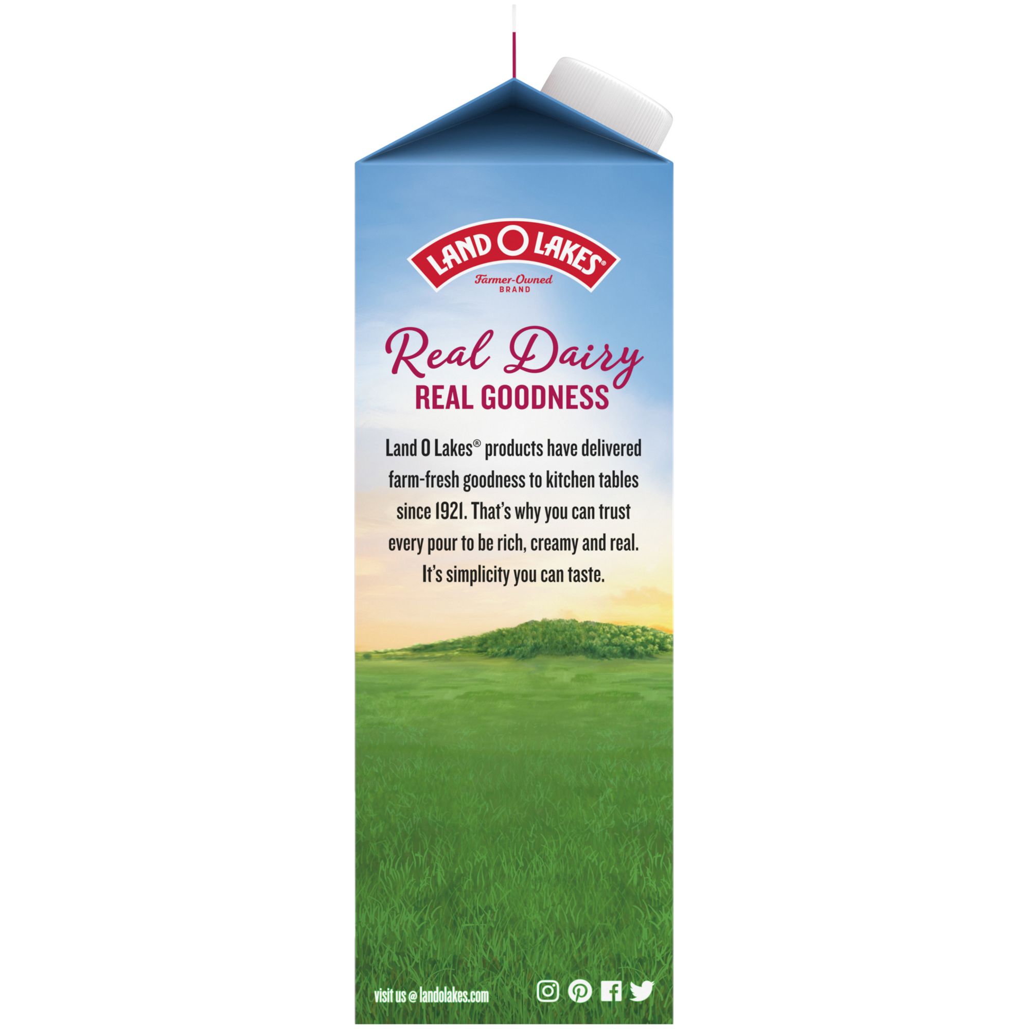 Byrne Dairy Half & Half Quart - 32 oz