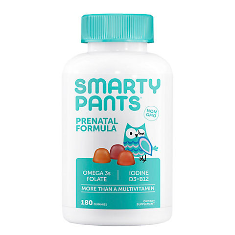 SmartyPants Prenatal Formula Gummy Multivitamin, 180 ct.