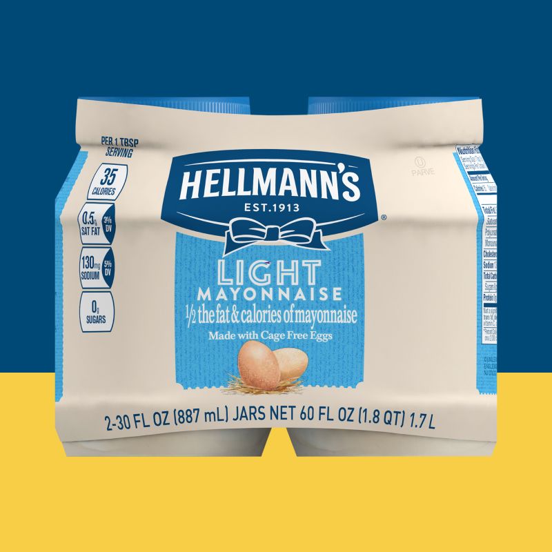 Hellmanns Mayonnaise, Light Mayo 2 ct