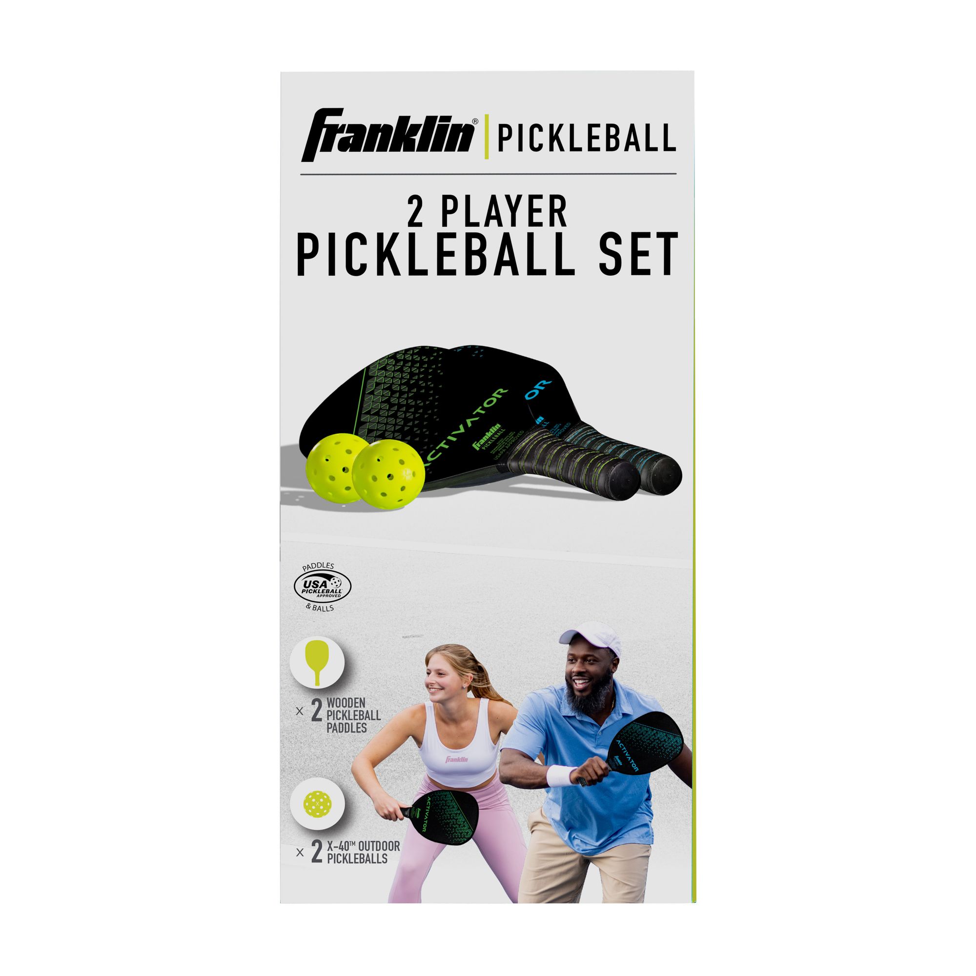 Playmaker Deluxe 2 Player Pickleball Game Set