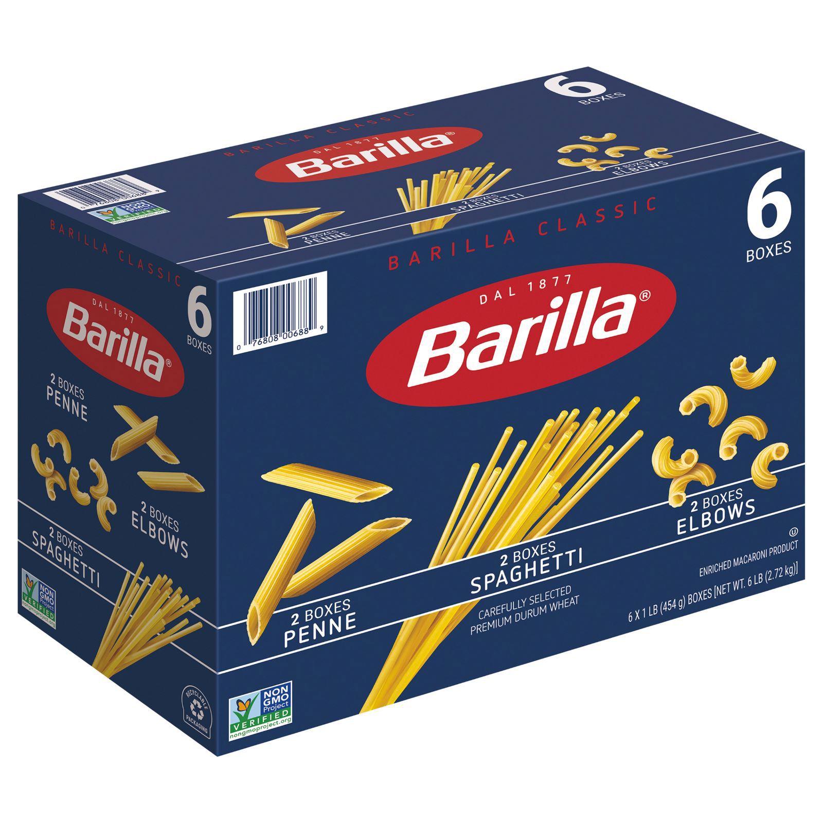 Barilla Pasta Variety Pack, 6 lbs.