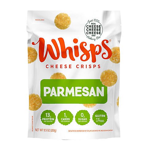 Whisps Parmesan Cheese Crisps, 9.5 oz.