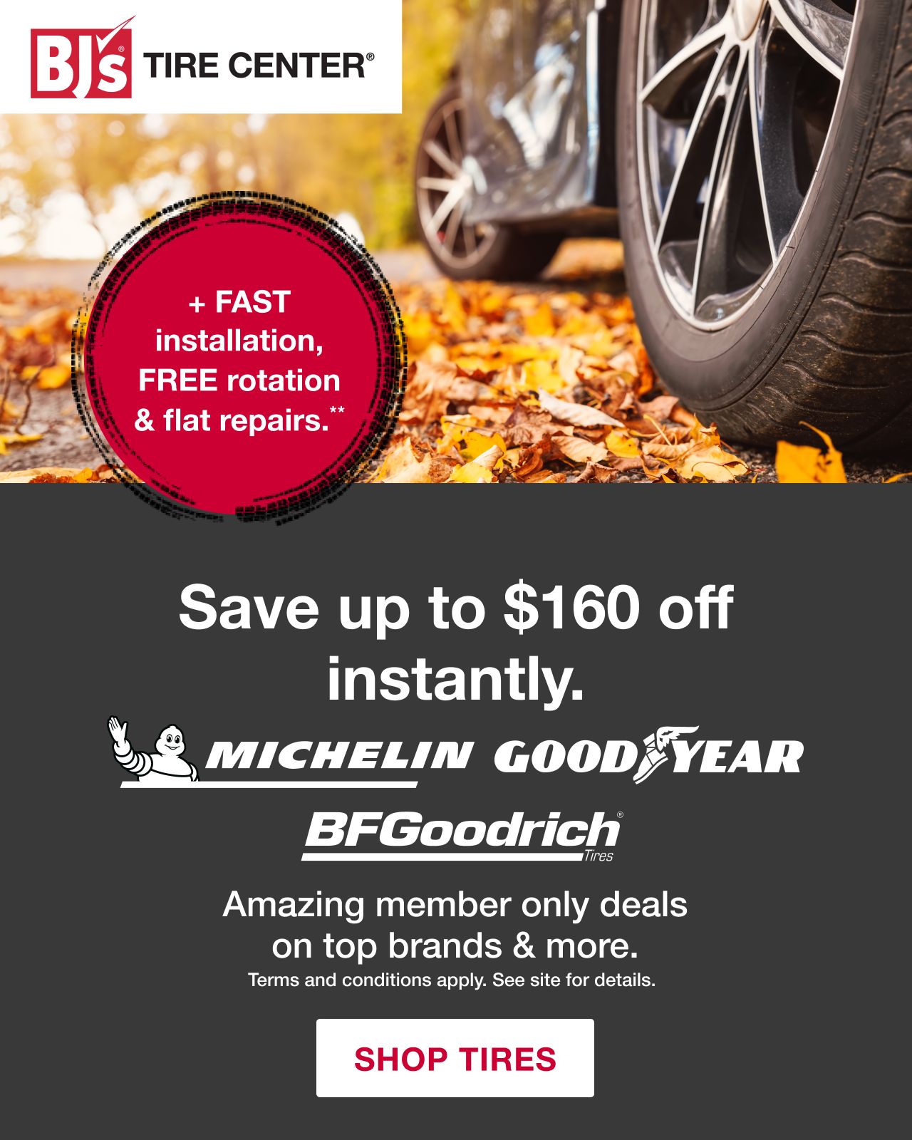 BJs Tire Center. Shop now