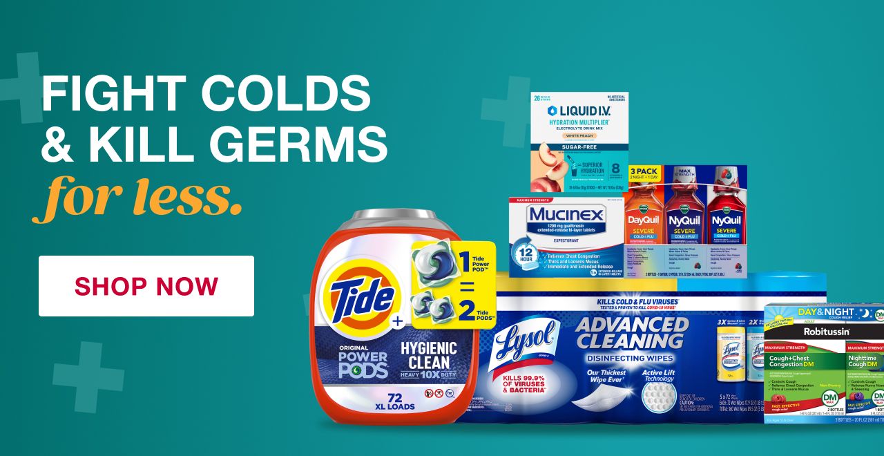 Fight colds and kill germs for less. Click here to shop now