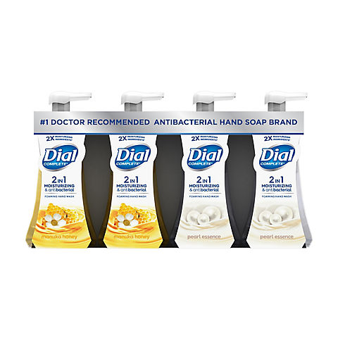 Dial Complete 2 in 1 Foaming Hand Wash in Assorted Scents, 4 pk./7.5 oz.