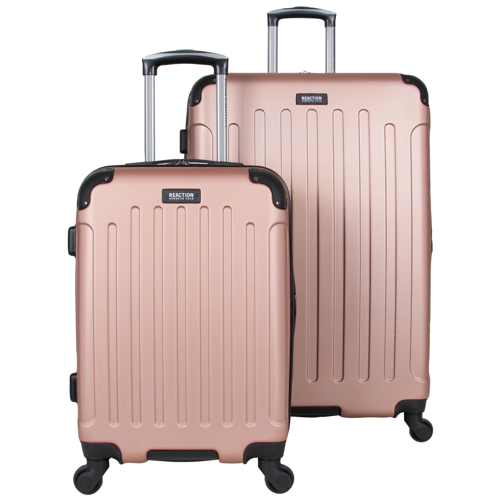 rose gold luggage set