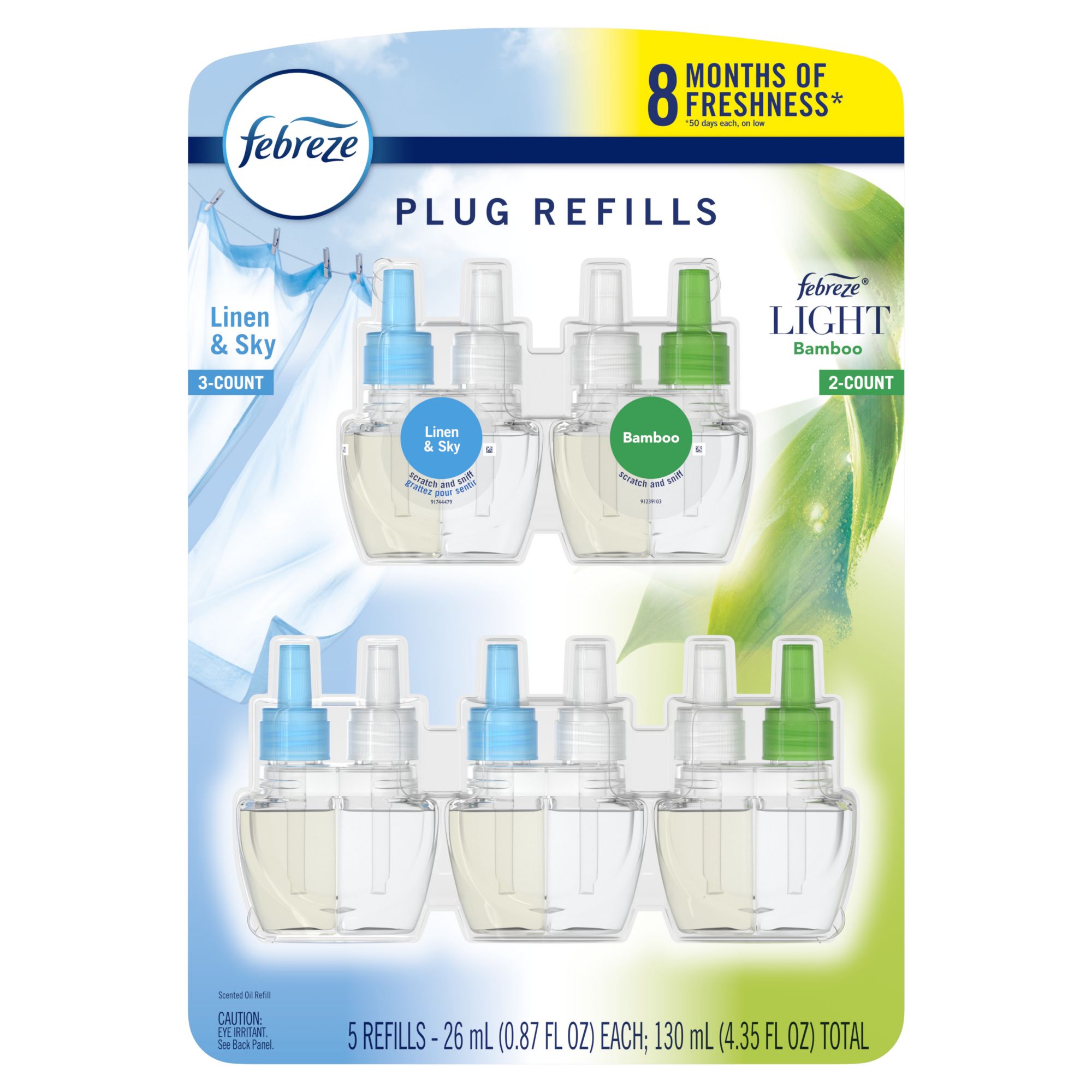 Febreze Pgc45541ea Plug Air Freshener Refills Meadows & Rain