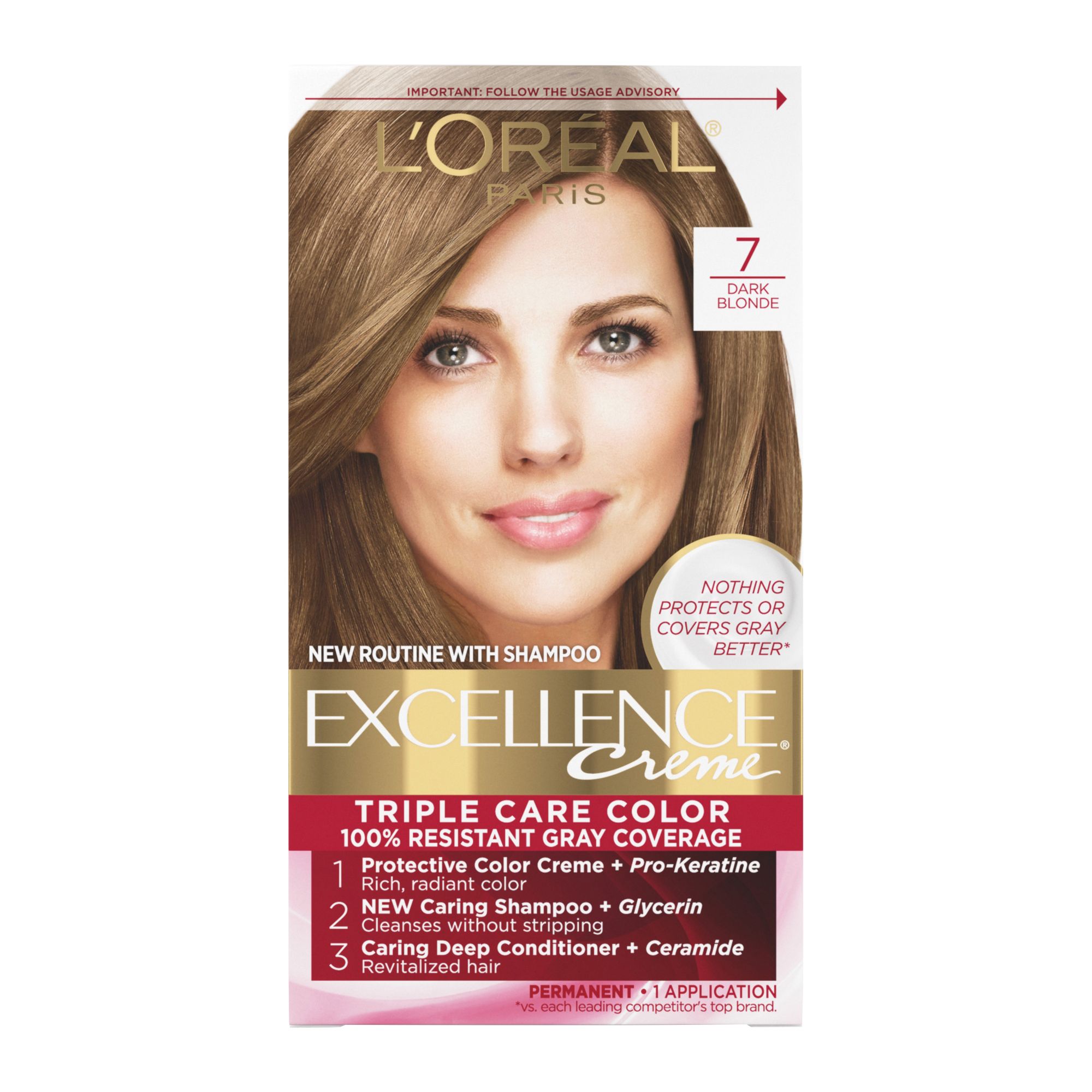 L'Oreal Paris Excellence Hair Color, 2 pk.