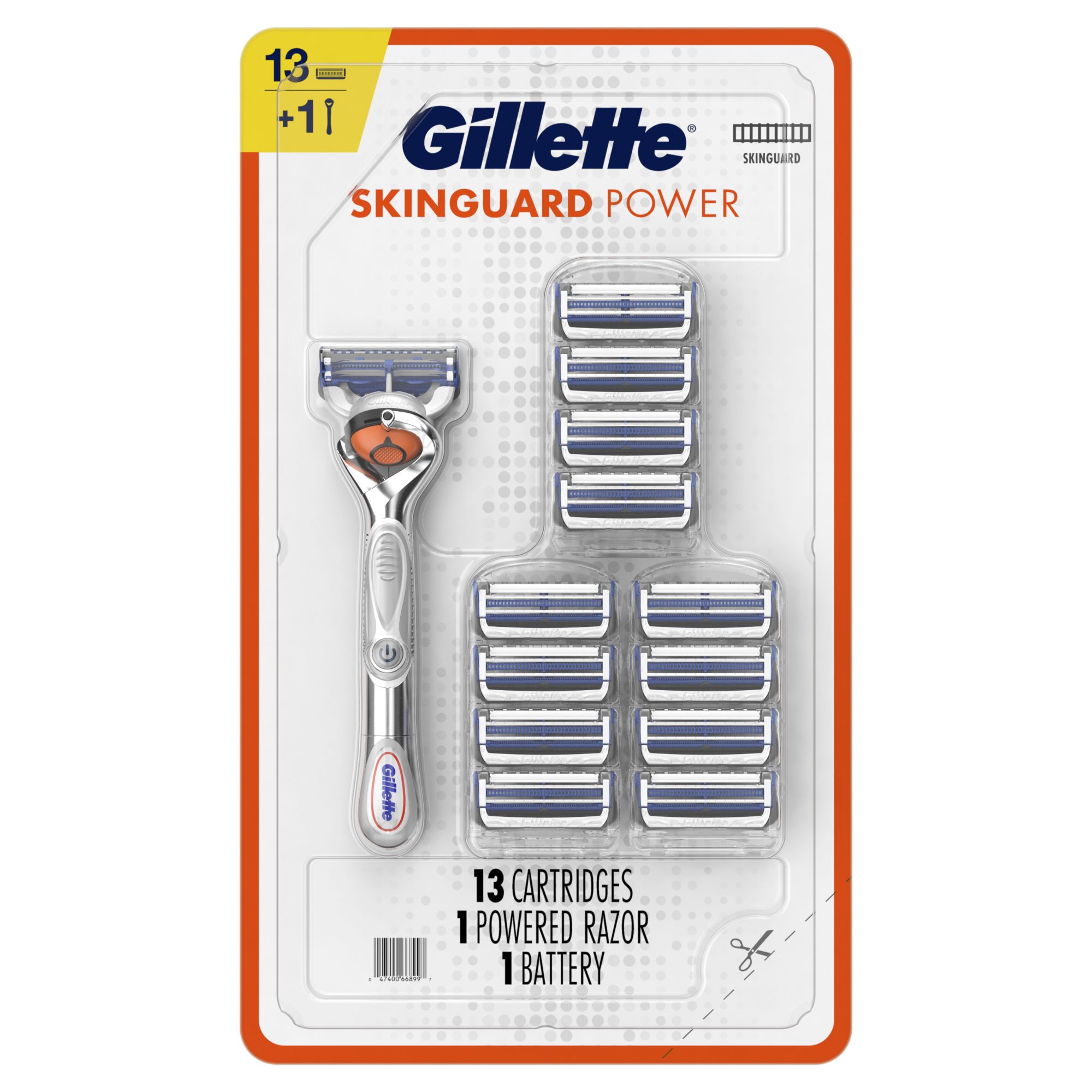 Gillette SkinGuard Men's Razor Handle, 13 - BJs Wholesale Club
