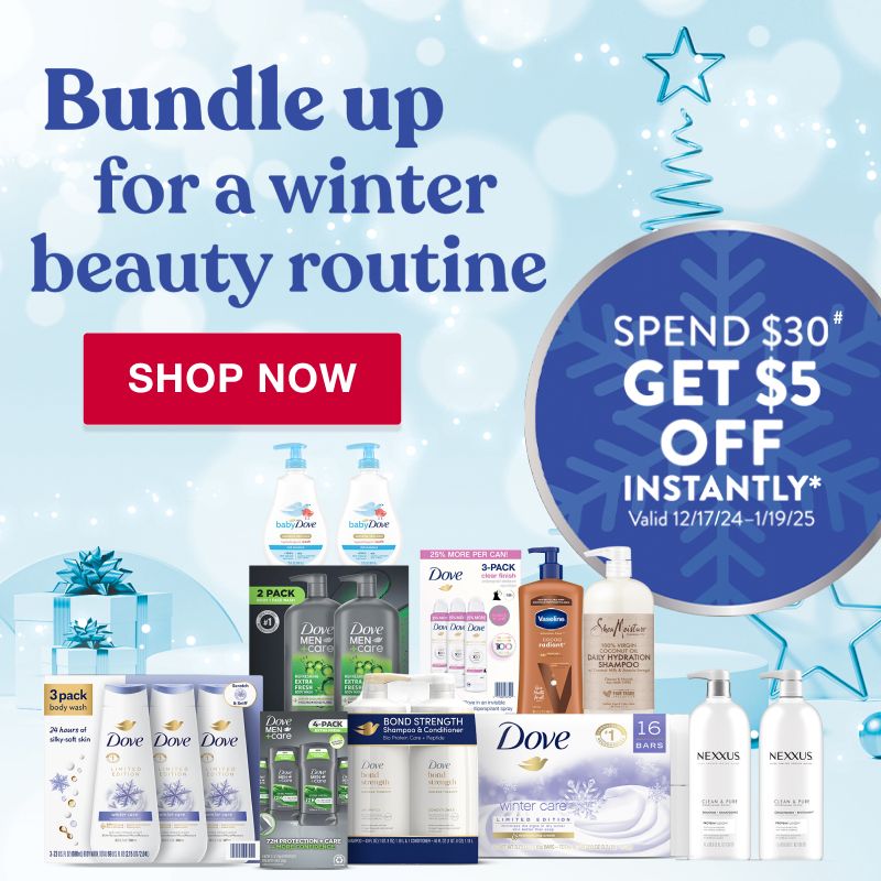 Bundle up for a winter beauty routine. Click to shop now