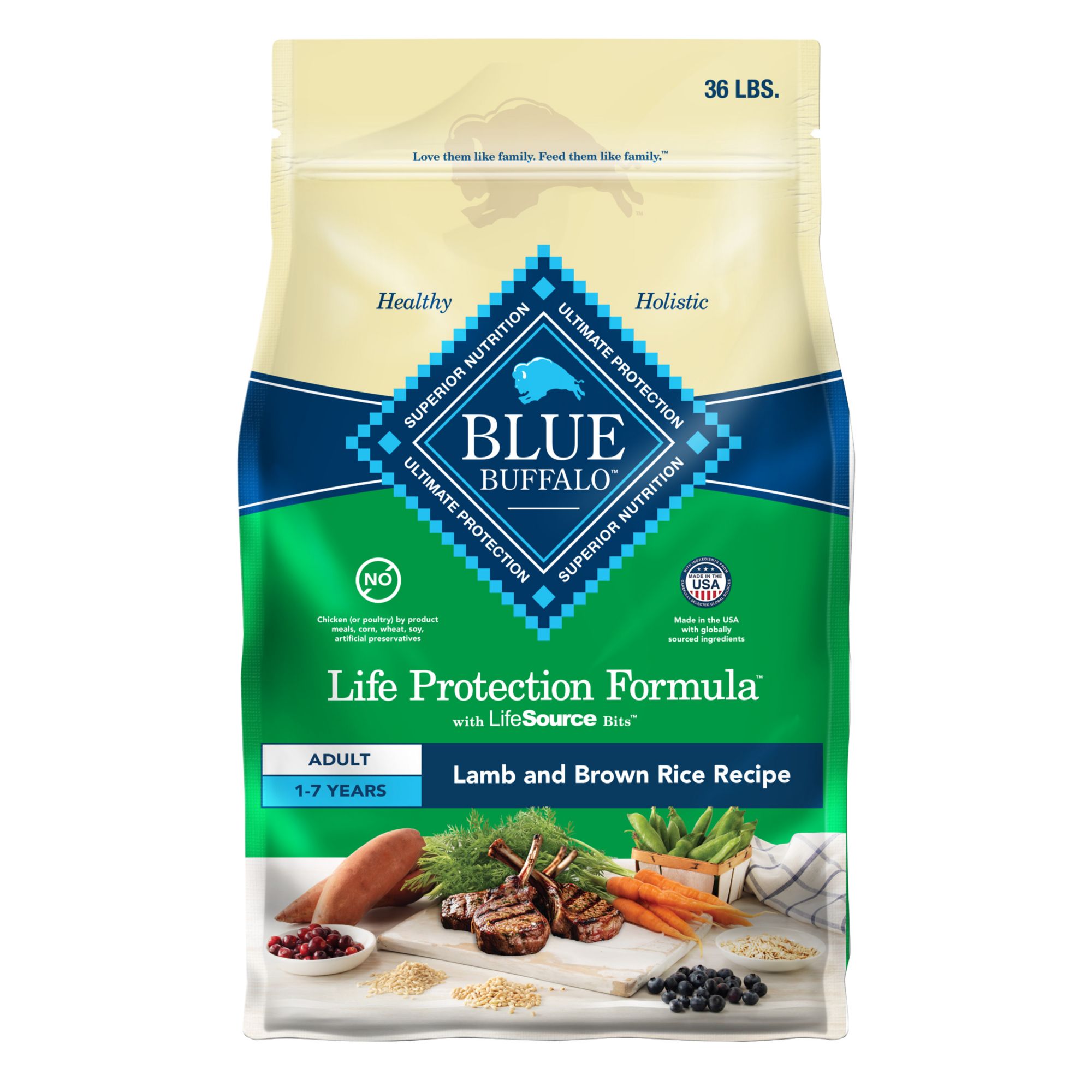 Blue buffalo outlet puppy food lamb