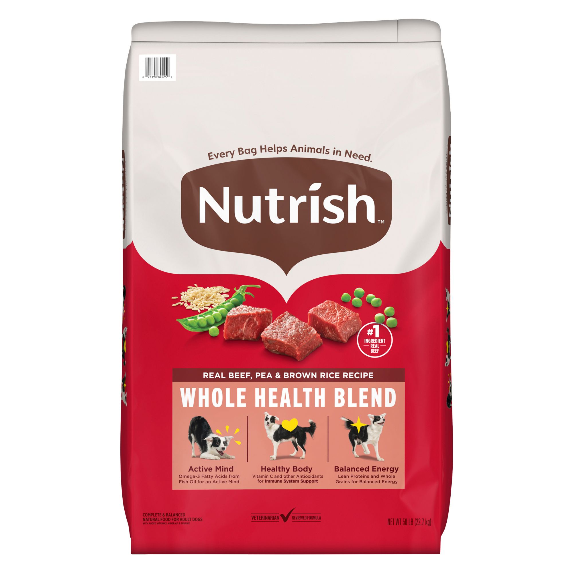 Rachael Ray Nutrish Beef and Brown Rice Dry Dog Food 50 lbs