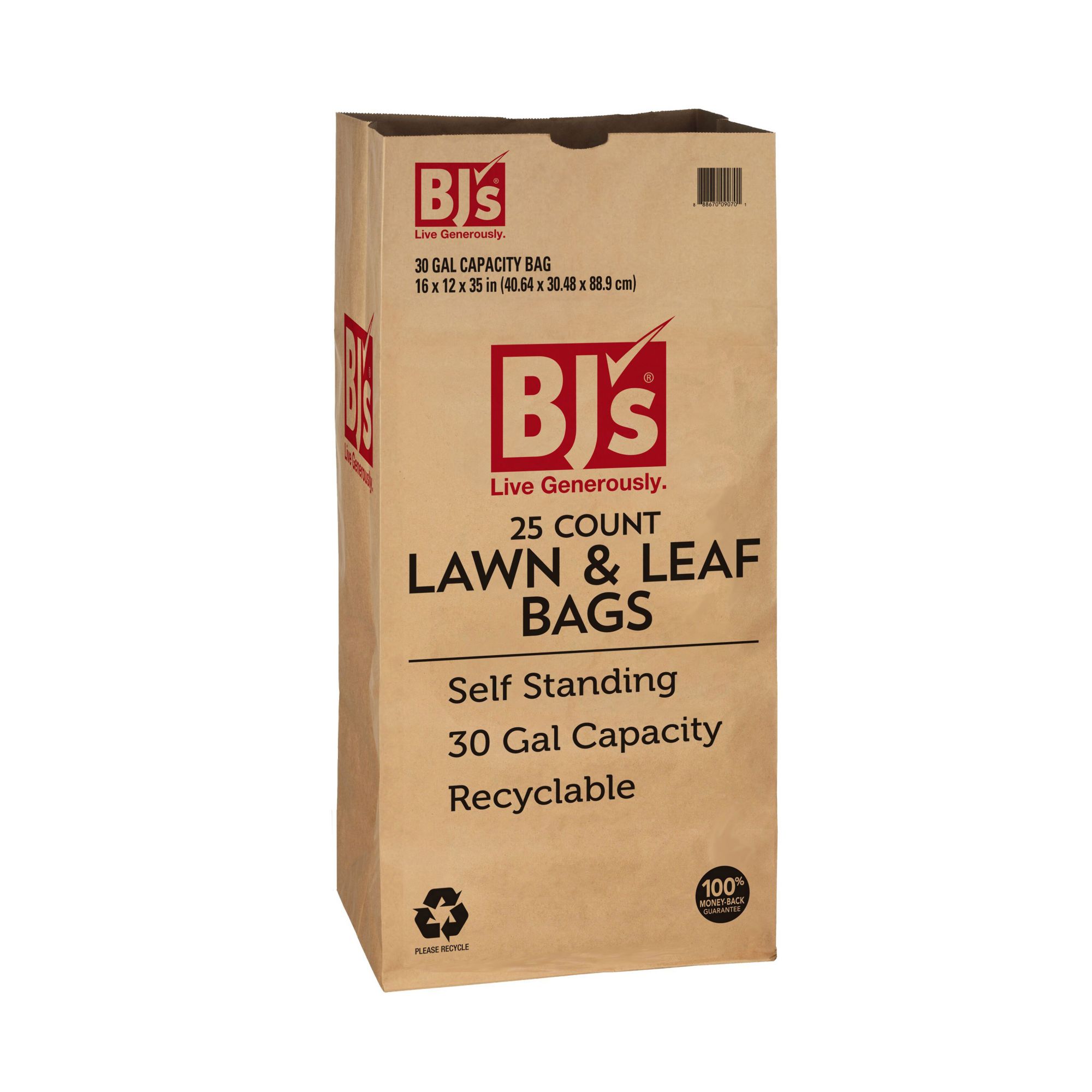 933663-6 Tough Guy Compostable Lawn and Leaf Bags: 30 gal Capacity