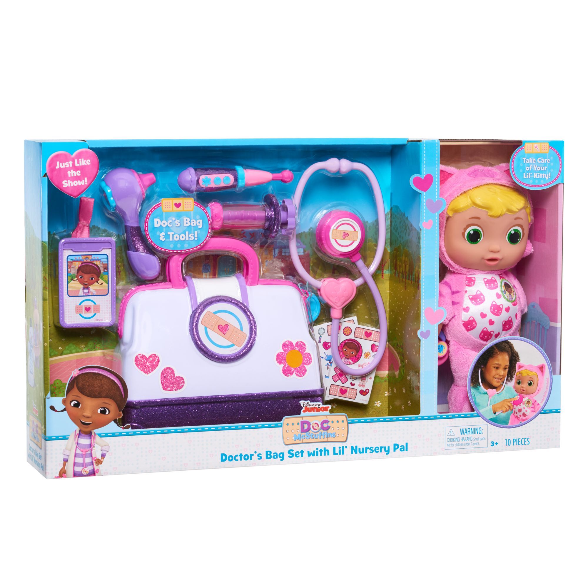 Disney Junior Doc McStuffins Lil Nursery Pal and Toy Hospital Doctor s Bag Set