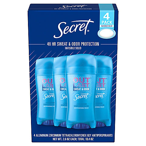 Secret Outlast Deodorant for Women, 4 pk.