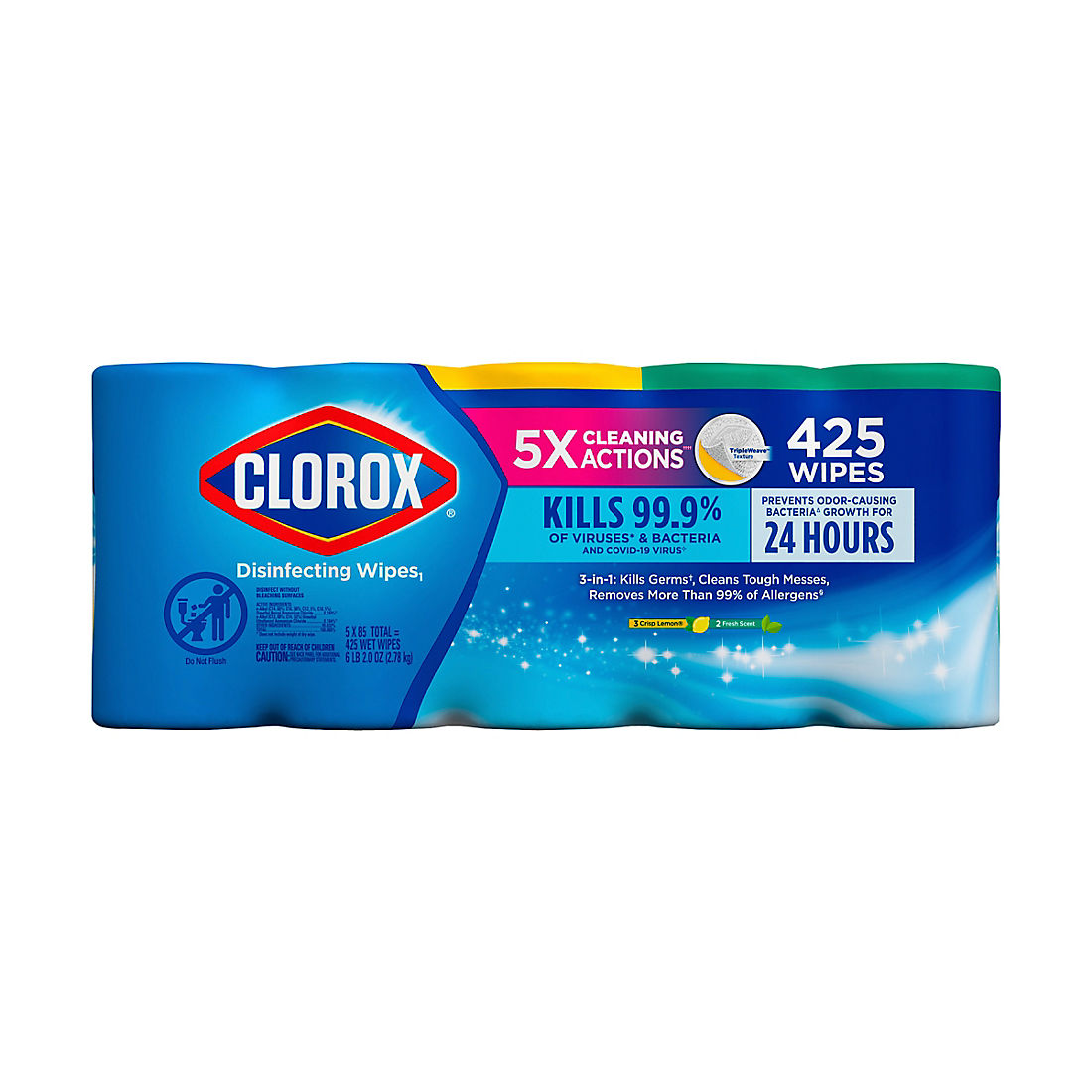 Clorox Disinfecting Wipes 5 Pack Bj