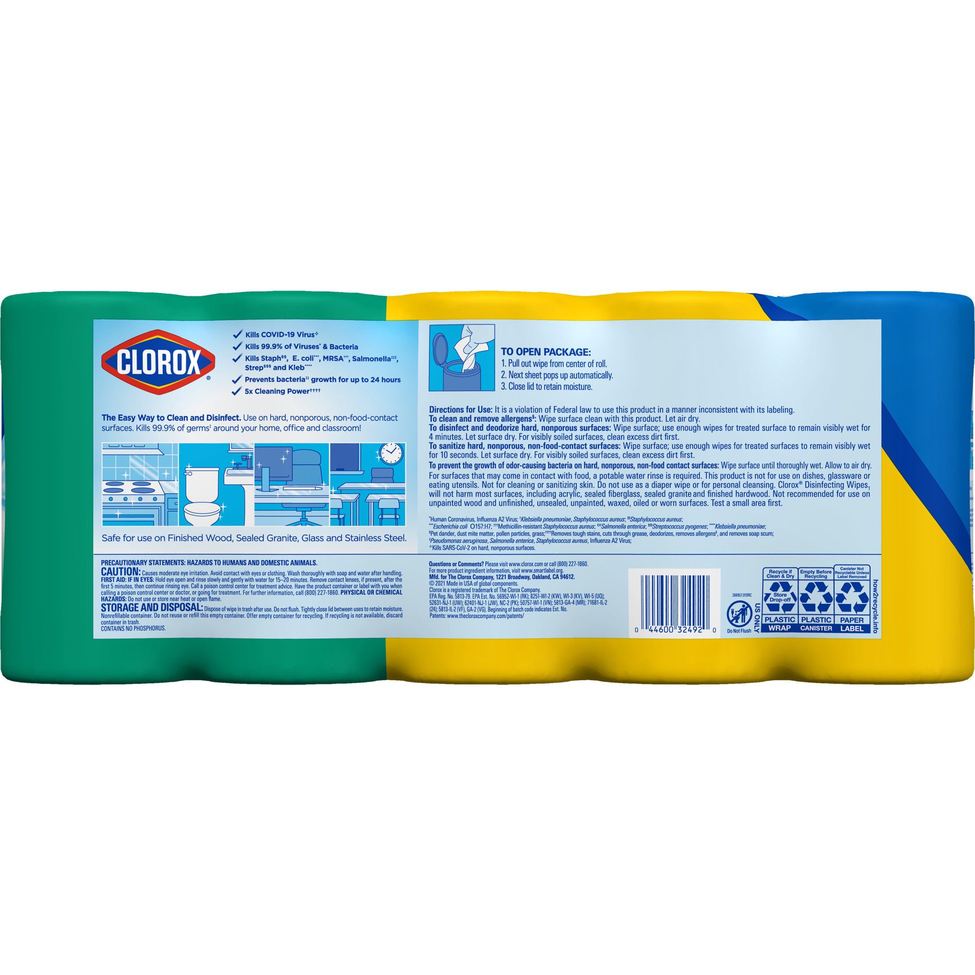 Clorox Disinfecting Wipes, 5-pack