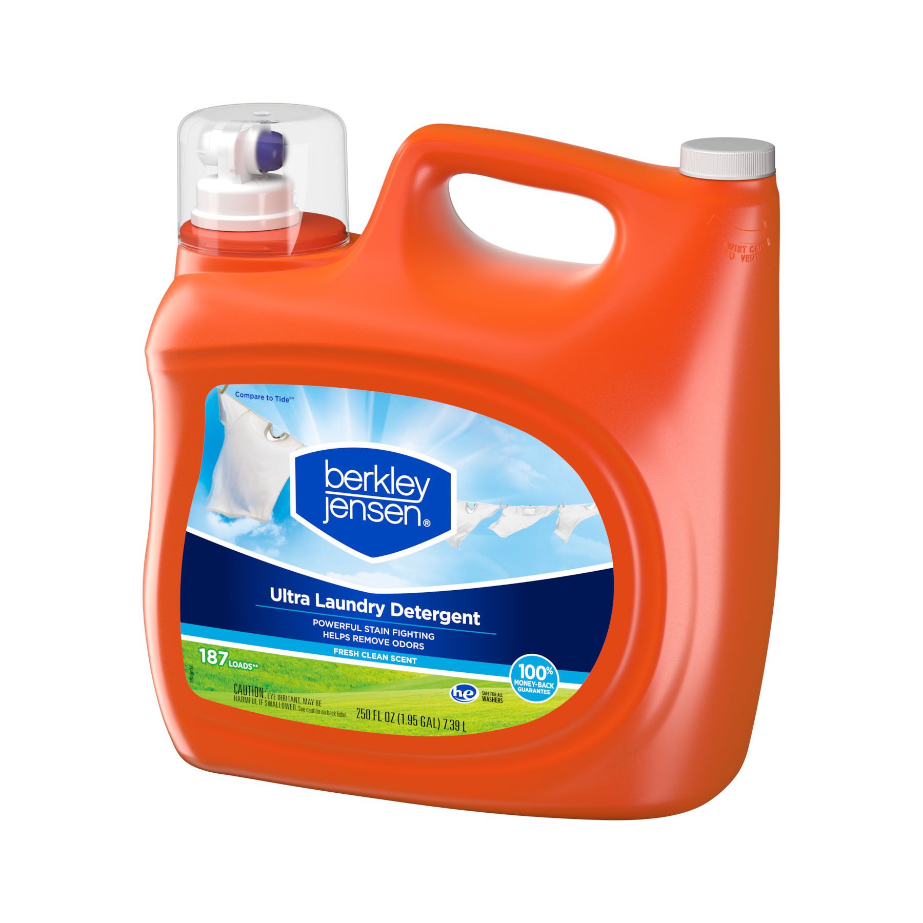 all Liquid Laundry Detergent, 4 in 1 with Stainlifters, Fresh Clean  Sunshine Fresh, 150 Ounces, 100 Wash Loads 