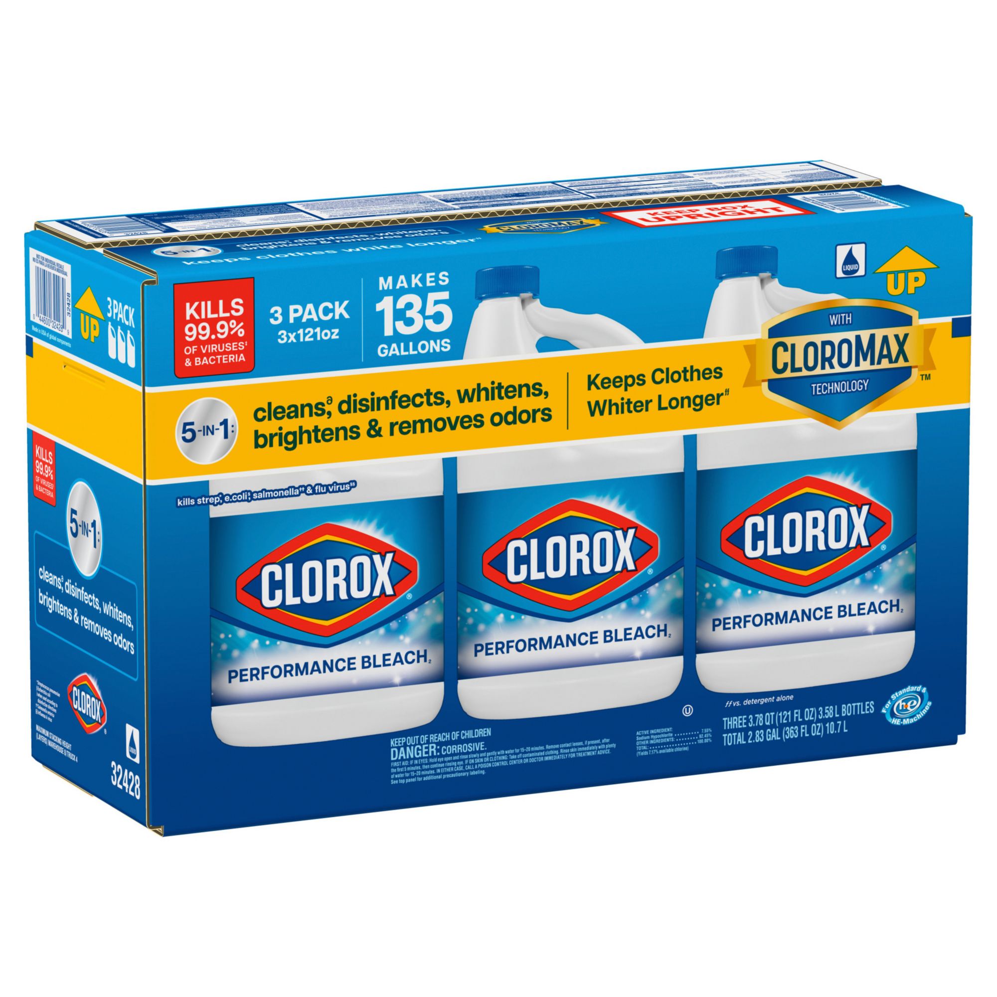 Clorox® Performance Bleach2 with CLOROMAX® – Concentrated Formula