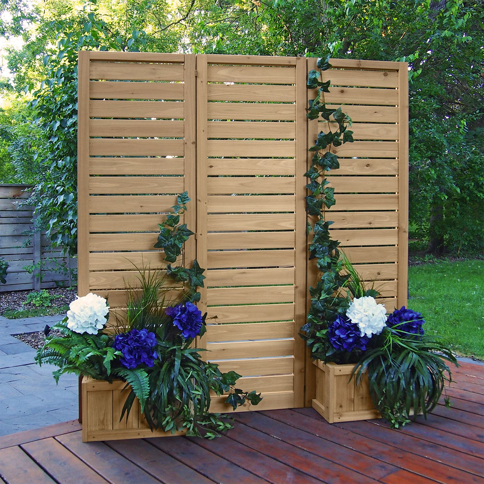 Temple Street Outdoor Planter Privacy Screen