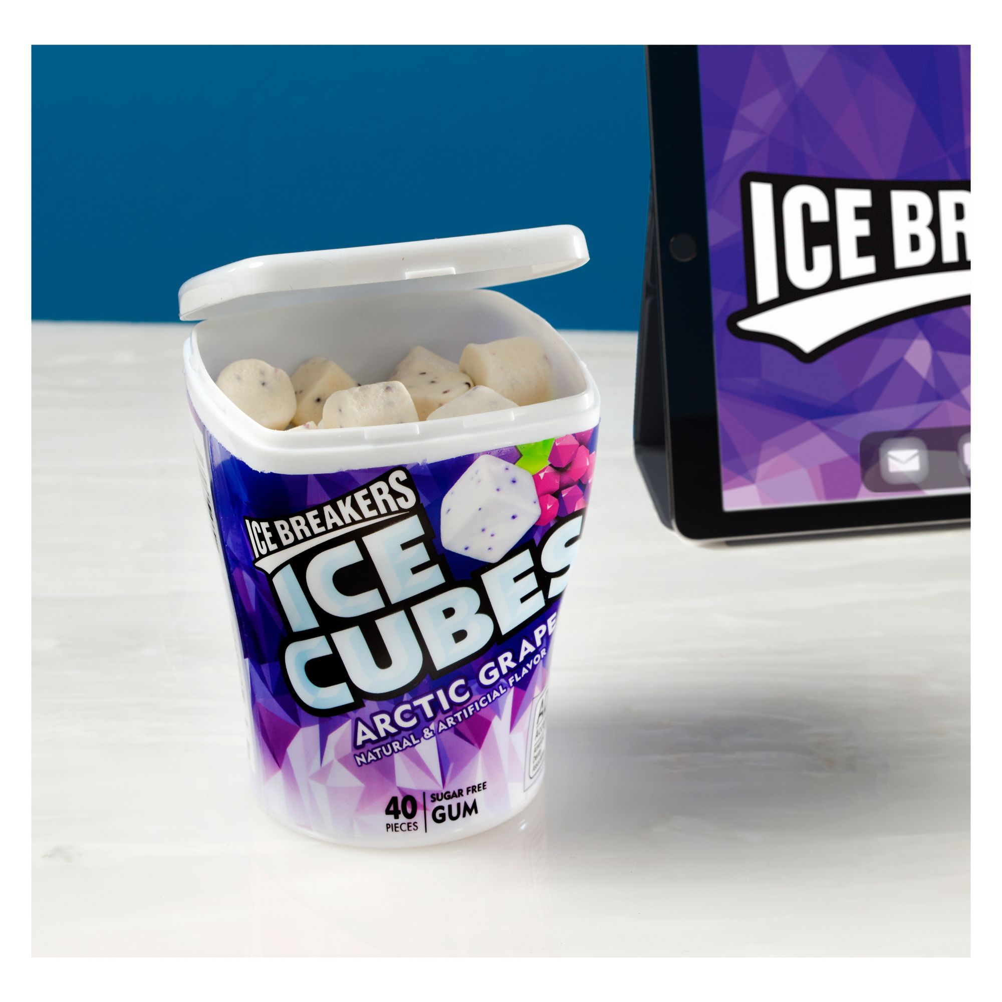 Ice Breakers Ice Cubes Sugar Free Chewing Gum - Arctic Grape