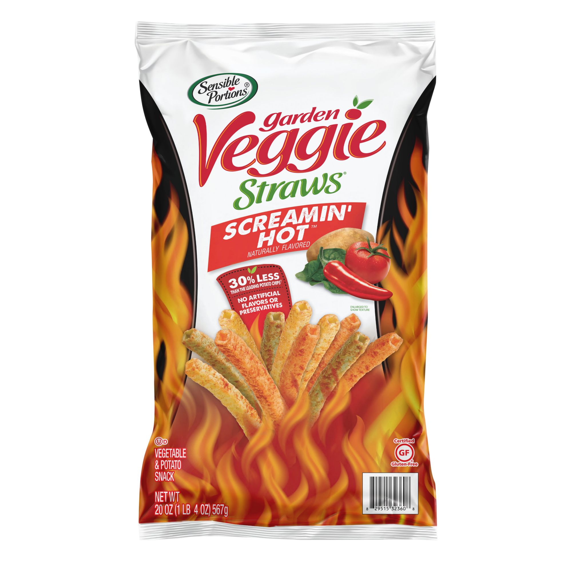 Sensible Portions Screamin Hot Veggie Straws Bjs Wholesale Club
