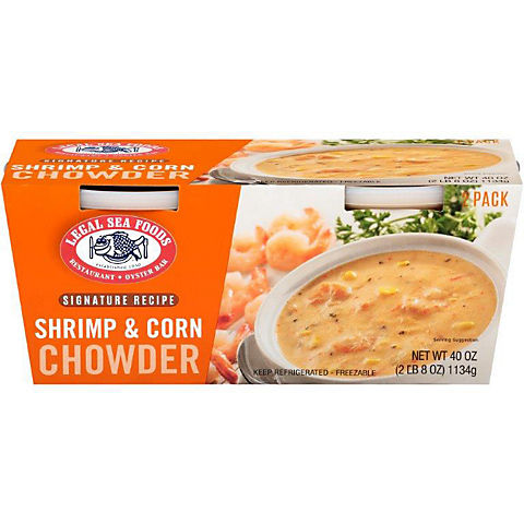 Legal Sea Foods Shrimp and Corn Chowder, 2 pk./20 oz.