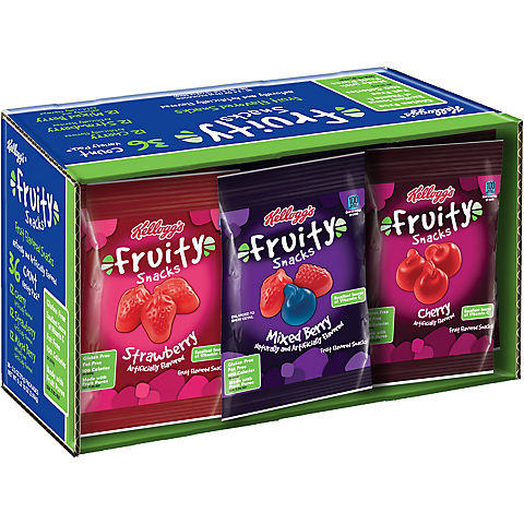 Kellogg's Fruity Snacks Variety Pack, 36 ct.