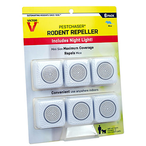Victor Pestchaser Electronic Rodent Repeller, 6 pk.