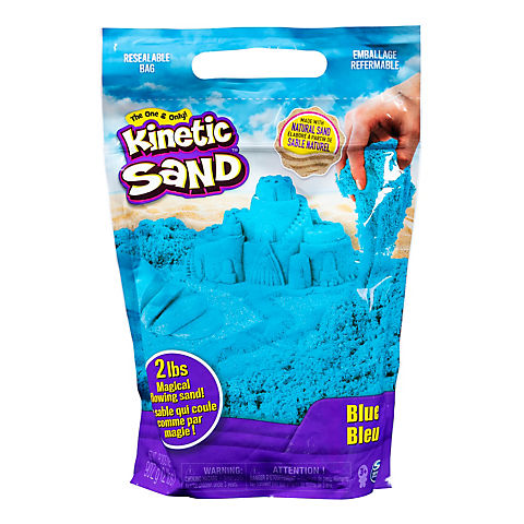 Kinetic Sand The Original Moldable Sensory Play Sand Toys For Kids, 2 lbs. Resealable Bag