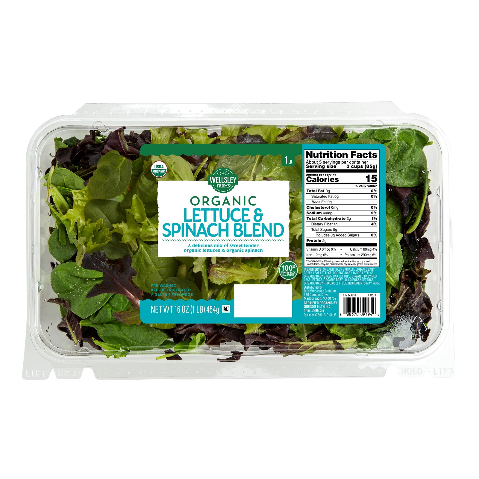 Greenhouse-Grown Baby Greens, 8 oz.