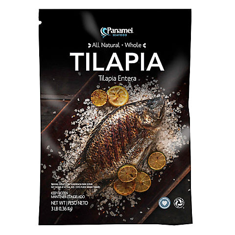 Panamei All Natural Whole Tilapia, 3 lbs.