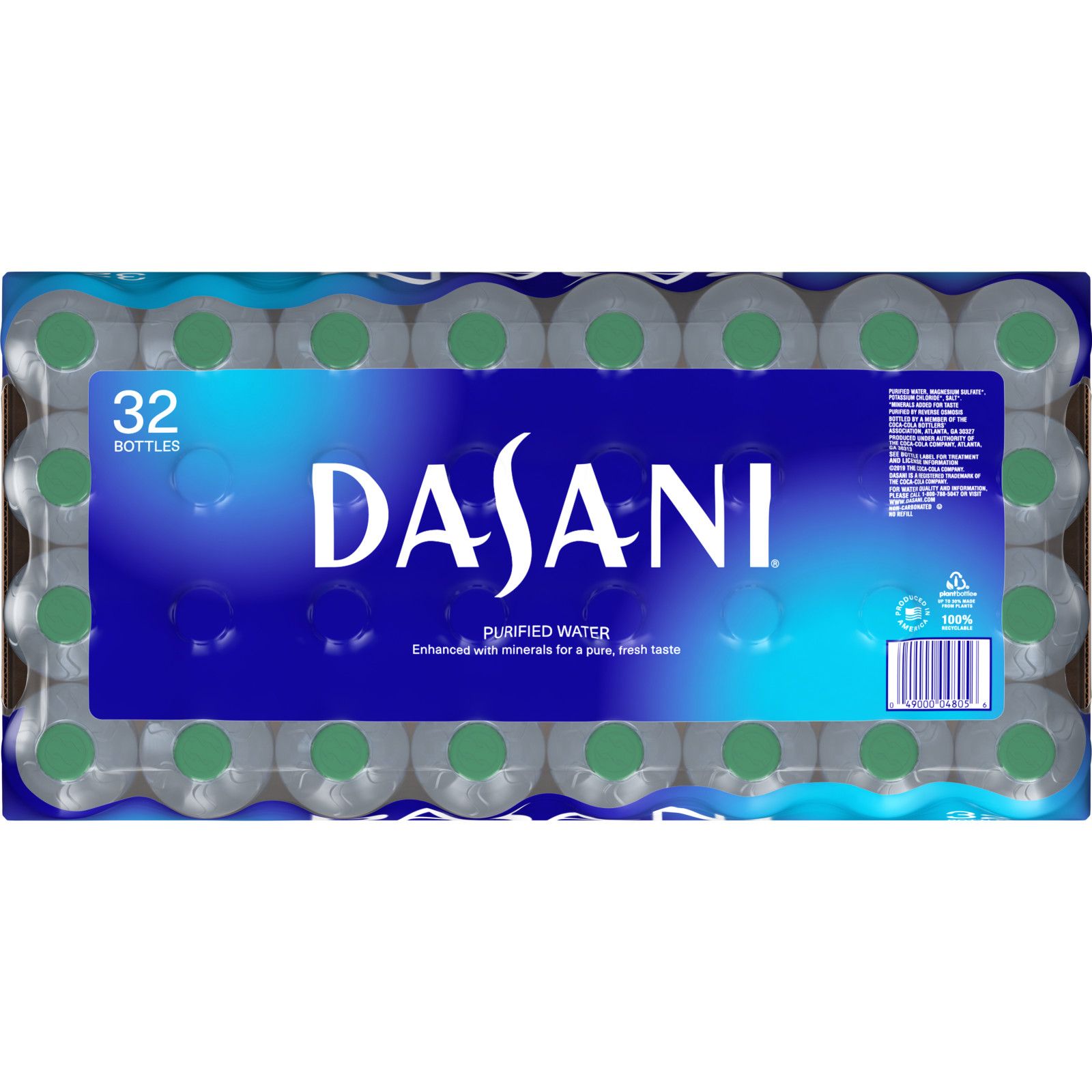 DASANI Purified Enhanced Mineral Water, 16.9 fl oz, 32 Count Bottles 