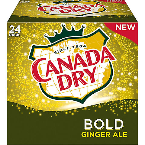 Canada Dry Bold Ginger Ale, 24 pk./12 fl. oz.