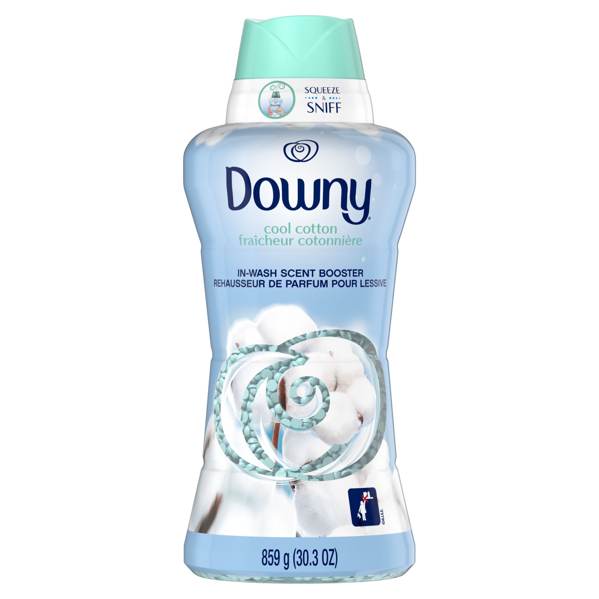 Downy Cool Cotton In-Wash Scent Booster Beads, 30.3 oz