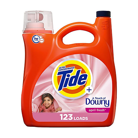 Tide with Downy April Fresh Ultra Concentrated Liquid Laundry Detergent, 165 fl. oz.