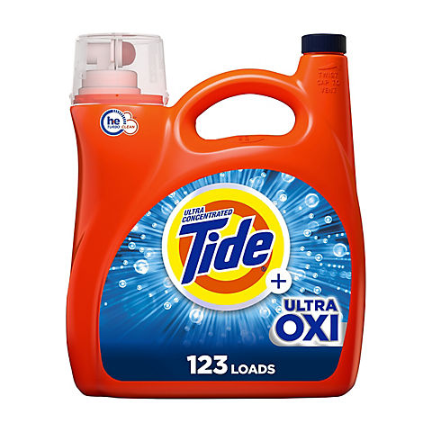 Tide Ultra Oxi Liquid Laundry Detergent, 165 fl. oz.