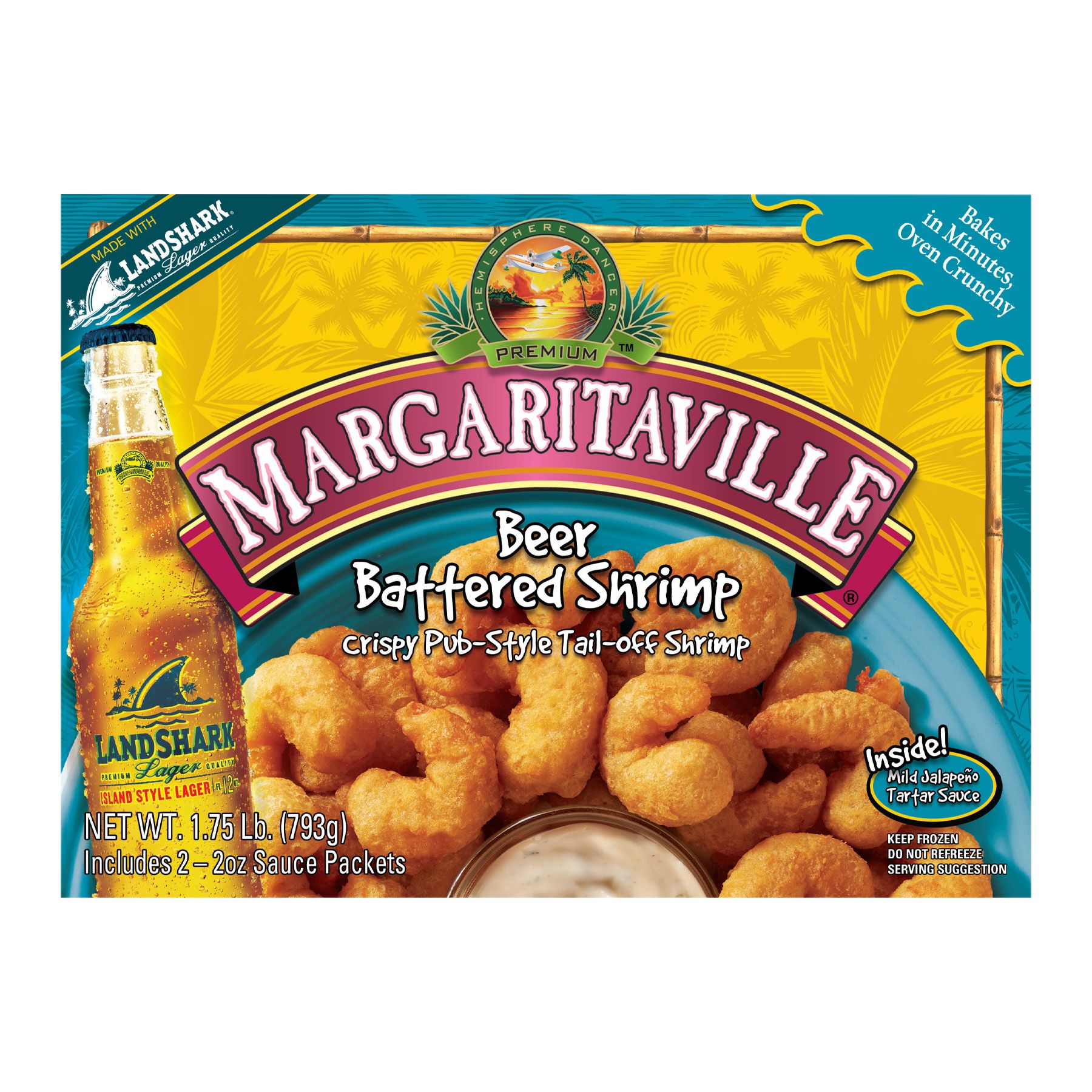 Margaritaville Beer Battered Shrimp With Jalapeno Tartar Sauce 10 Oz Bjs Wholesale Club