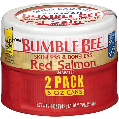 Bumble Bee Red Salmon,  2 pk.